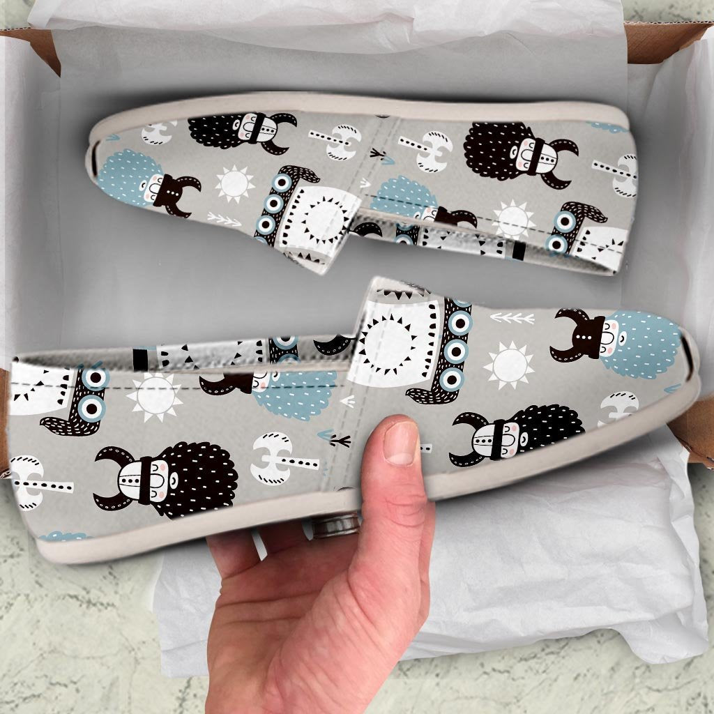 Viking Drakkar Valhalla Canvas Shoes-grizzshop