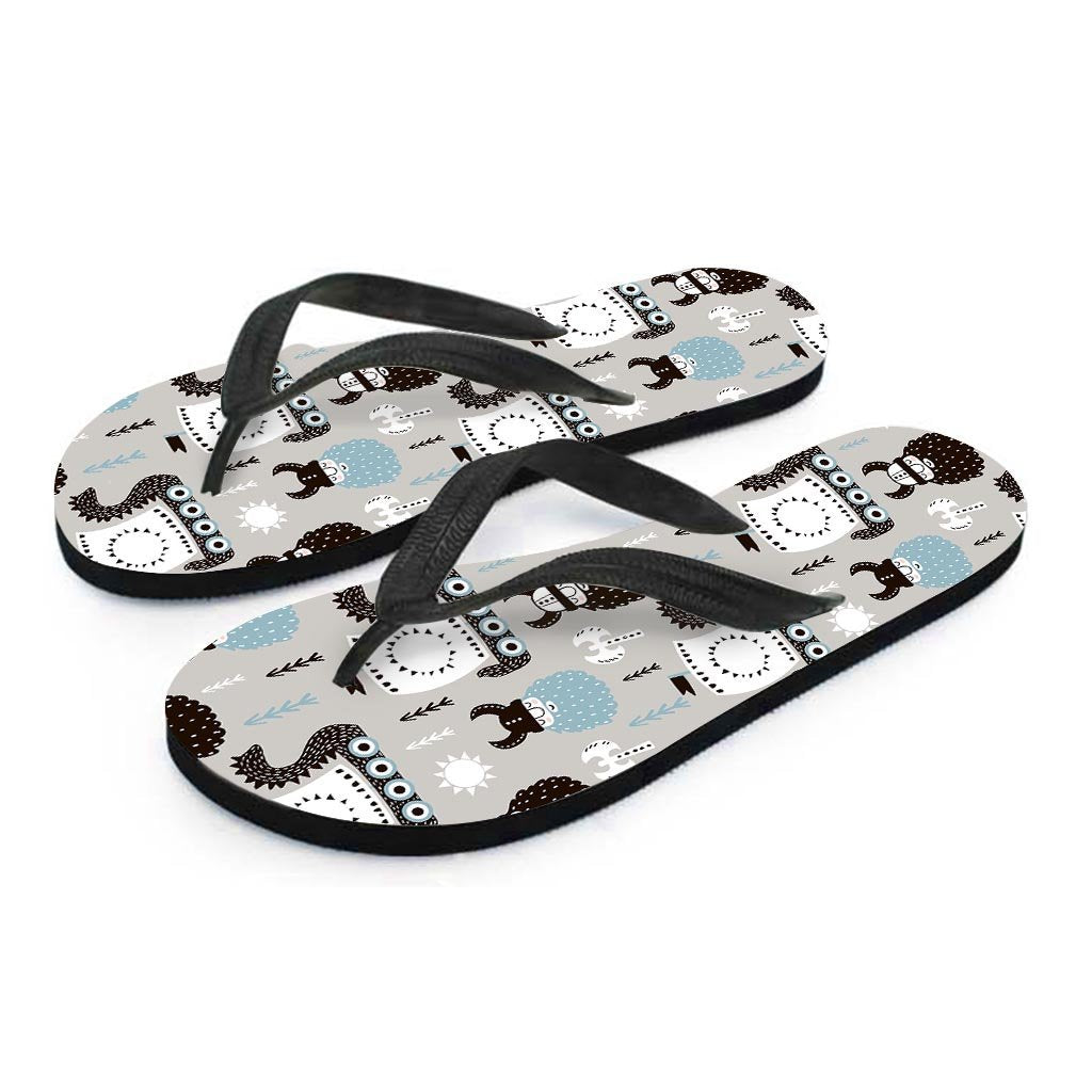 Viking Drakkar Valhalla Men's Flip Flops-grizzshop