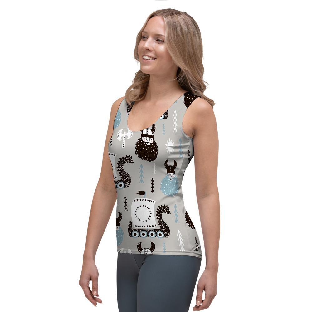 Viking Drakkar Valhalla Women's Tank Top-grizzshop