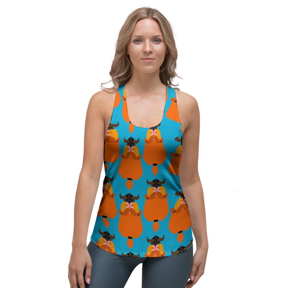 Viking Gnome Women's Racerback Tank Top-grizzshop