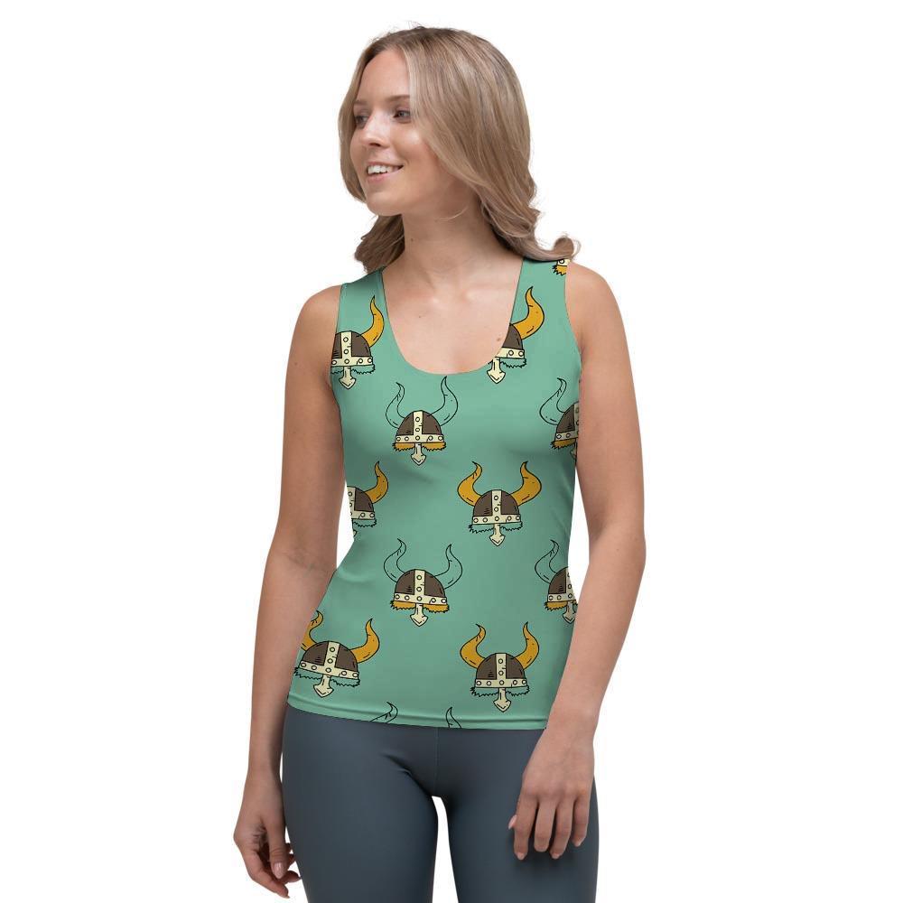 Viking Helmet Women's Tank Top-grizzshop