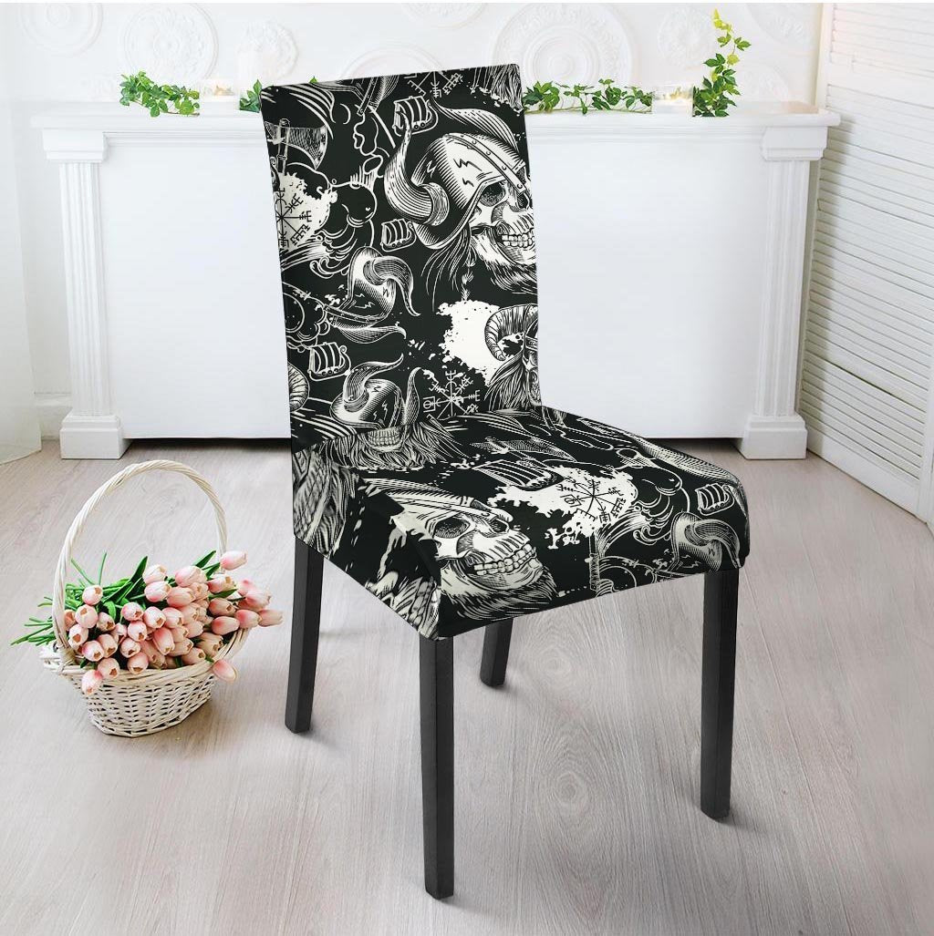 Viking Skull Chair Cover-grizzshop