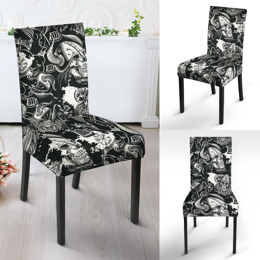 Viking Skull Chair Cover-grizzshop