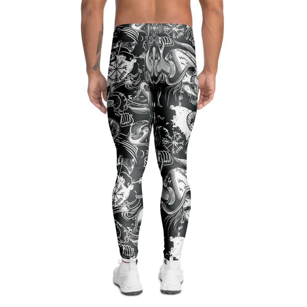 Viking Skull Men's Leggings-grizzshop