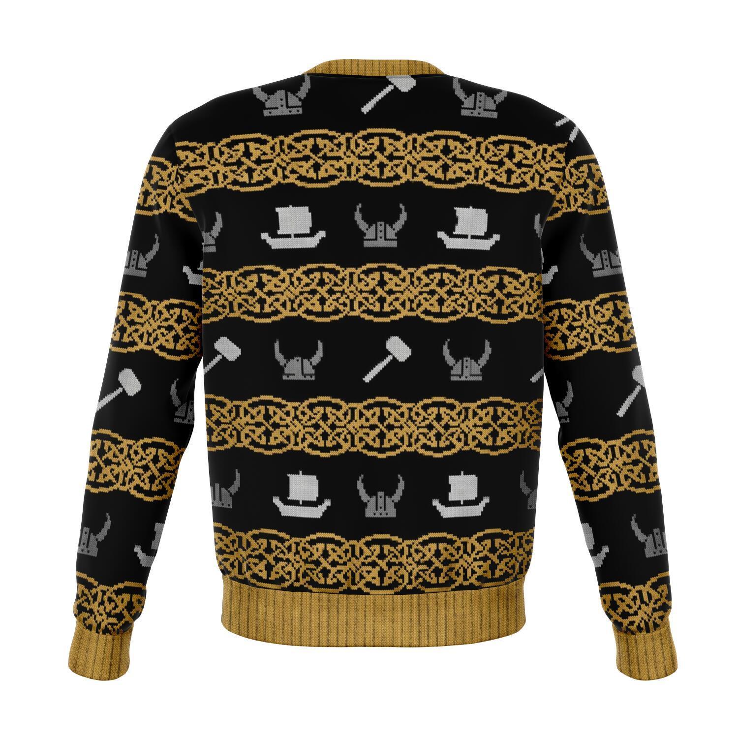 Viking Valhalla Christmas Ugly Sweater-grizzshop
