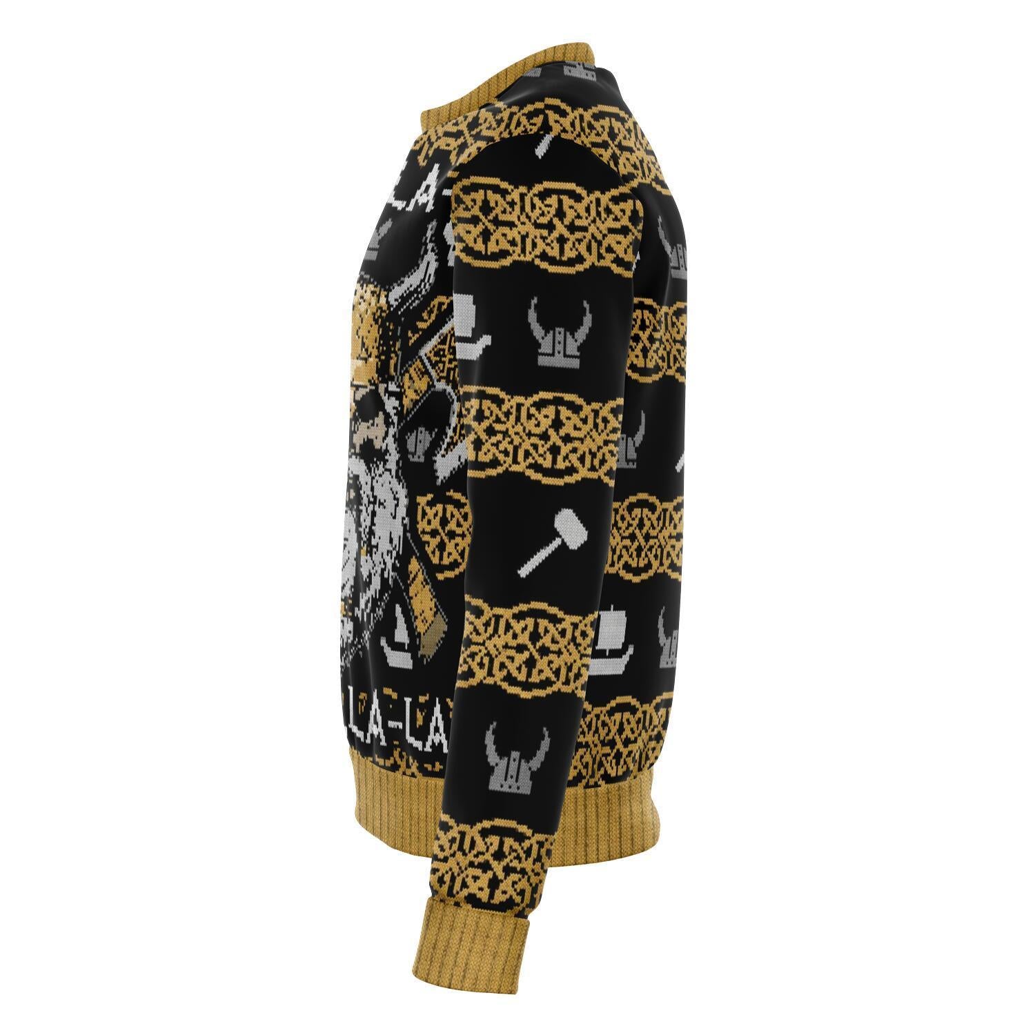 Viking Valhalla Christmas Ugly Sweater-grizzshop