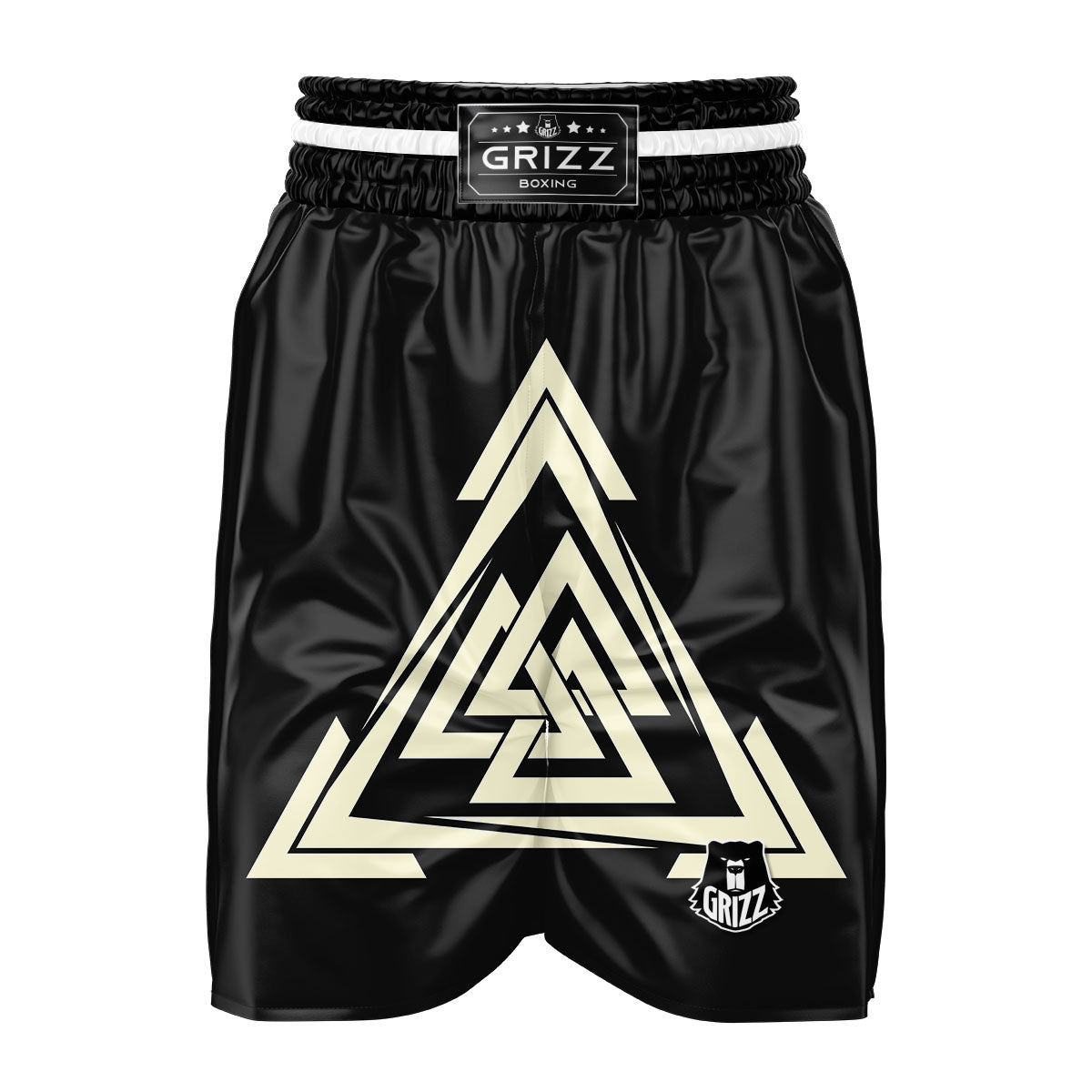 Viking Valknut Scandinavian Symbol Print Boxing Shorts-grizzshop