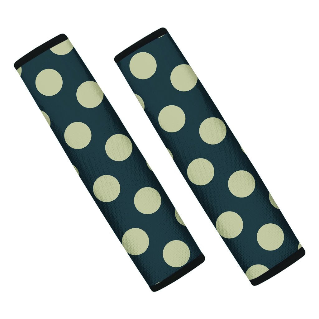 Vintage Black Polka Dot Seat Belt Cover-grizzshop