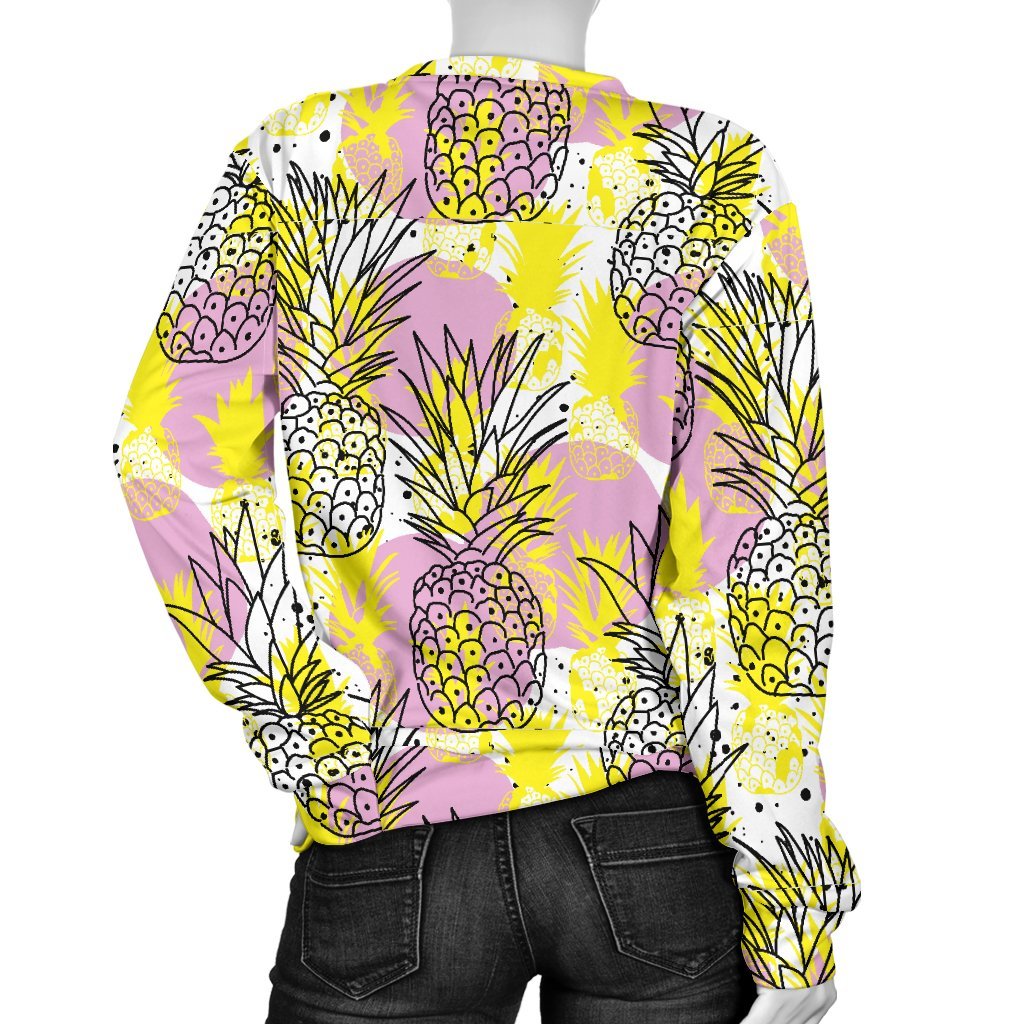 Vintage Premium Drawing Pineapple Print Sweatshirt-grizzshop