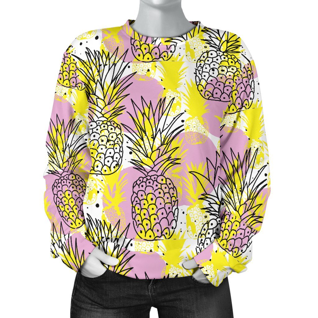 Vintage Premium Drawing Pineapple Print Sweatshirt-grizzshop