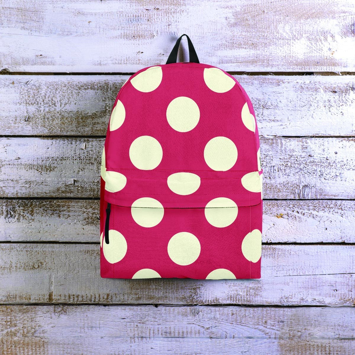 Vintage Red Polka Dot Backpack-grizzshop