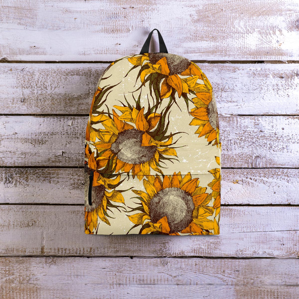 Vintage Sunflower Backpack-grizzshop