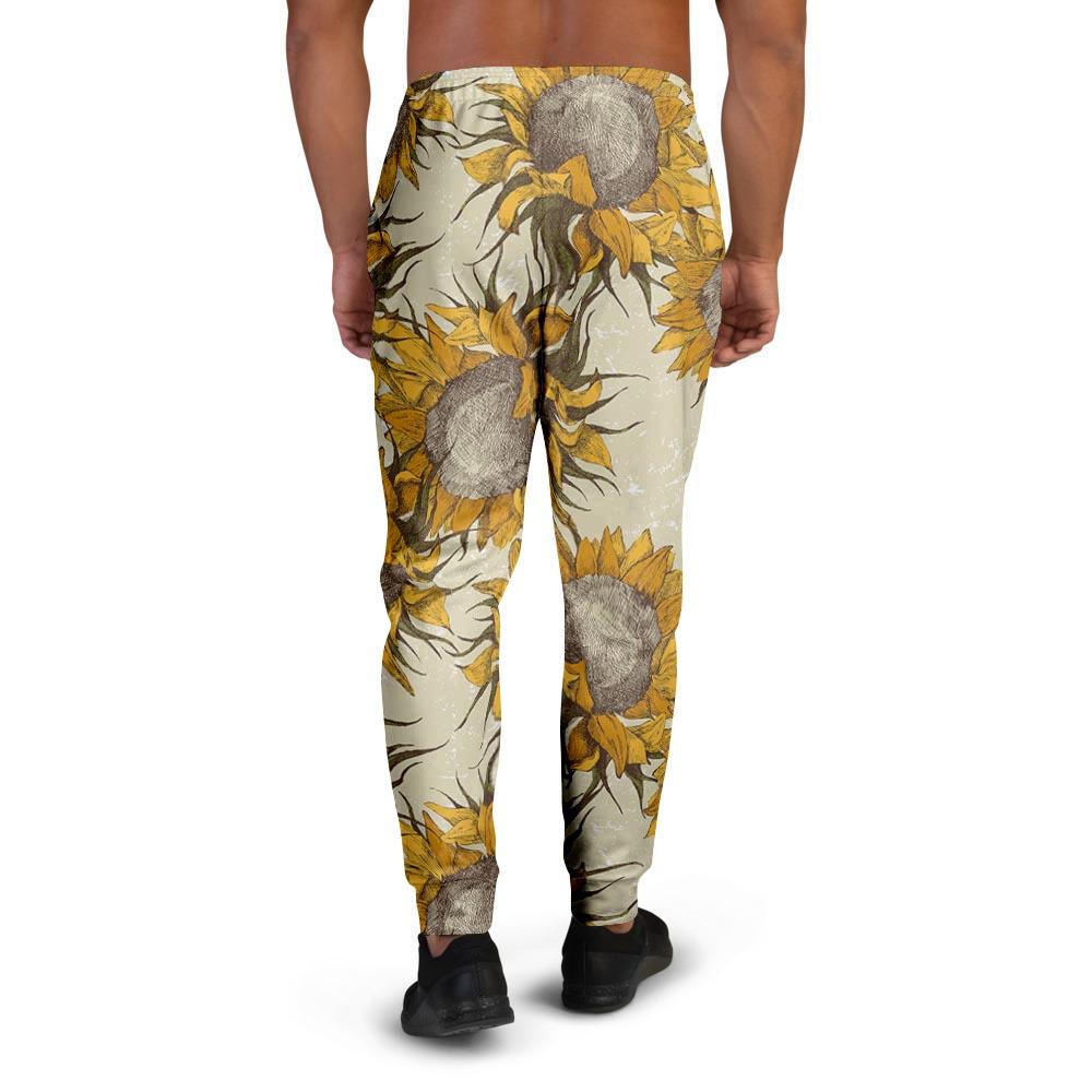 Vintage Sunflower Men's Joggers-grizzshop