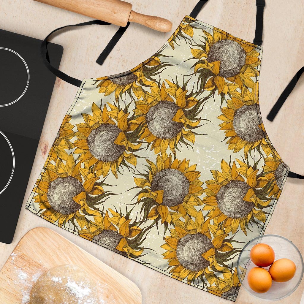 Vintage Sunflower Women's Apron-grizzshop