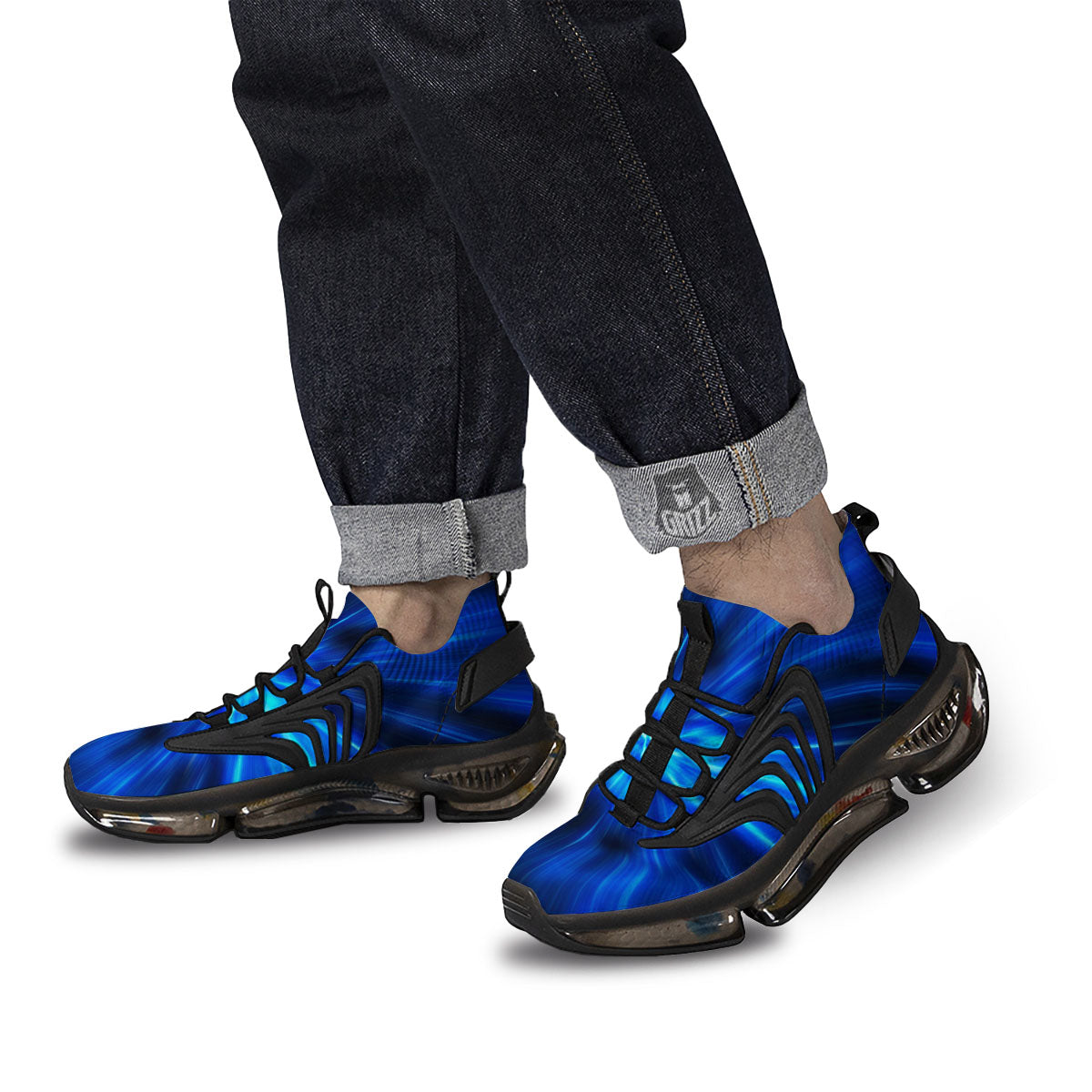 Vortex Lightspeed Print Black Gym Shoes-grizzshop