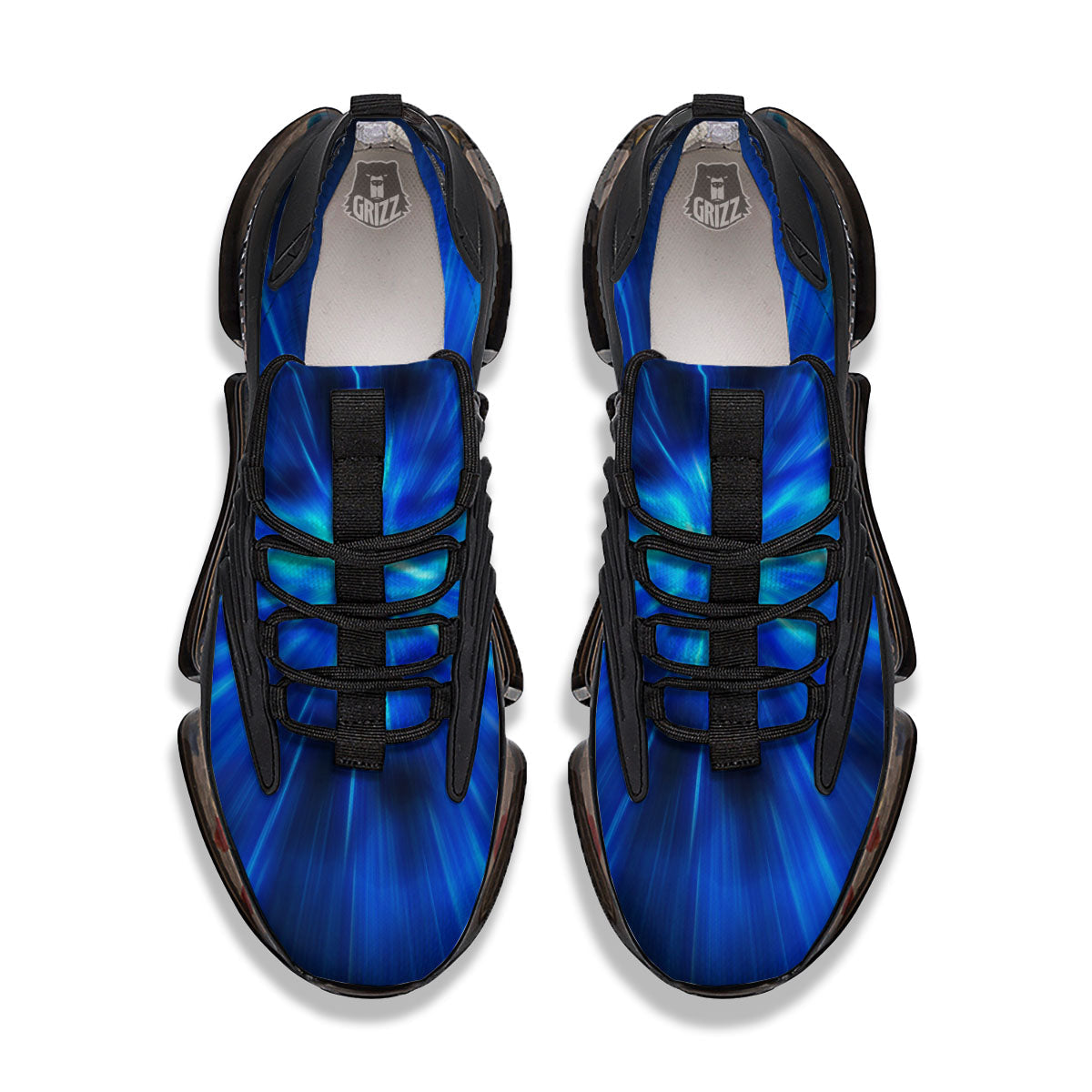 Vortex Lightspeed Print Black Gym Shoes-grizzshop