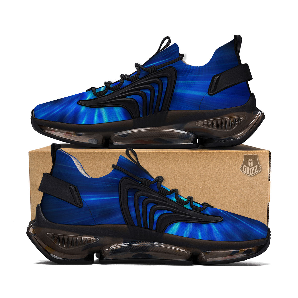 Vortex Lightspeed Print Black Gym Shoes-grizzshop