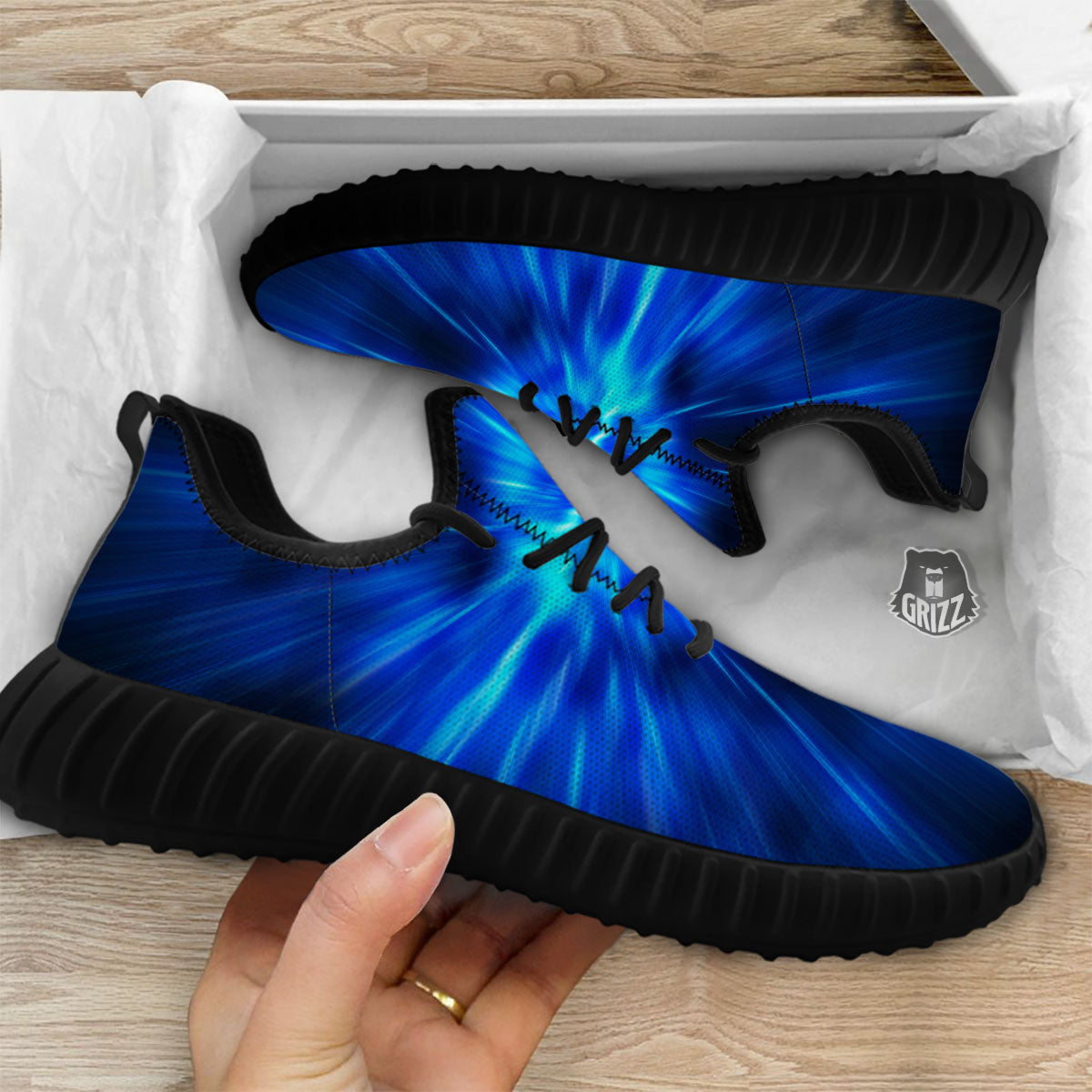 Vortex Lightspeed Print Black Walking Shoes-grizzshop
