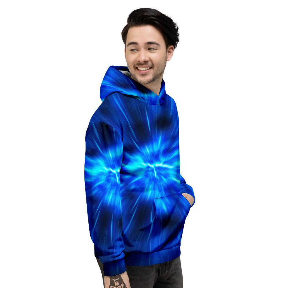 Vortex Lightspeed Print Men's Hoodie-grizzshop