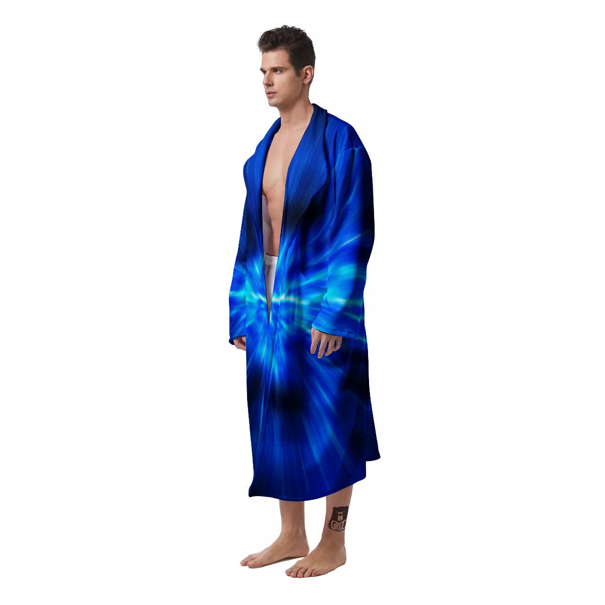 Vortex Lightspeed Print Men's Robe-grizzshop