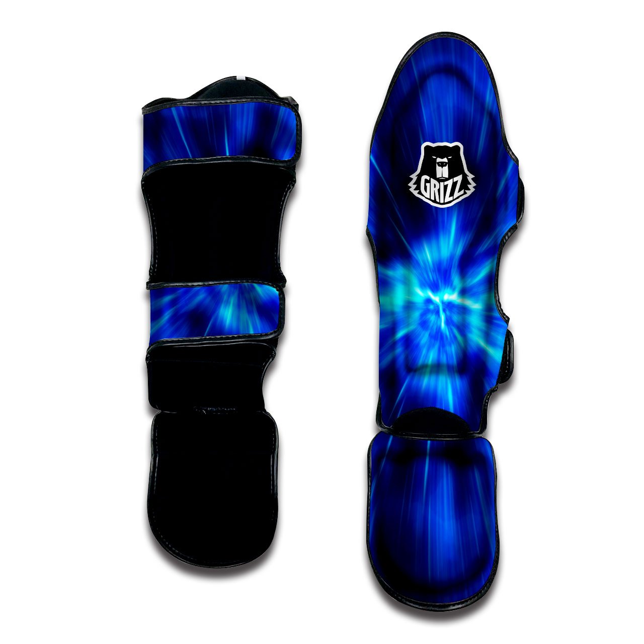 Vortex Lightspeed Print Muay Thai Shin Guards-grizzshop