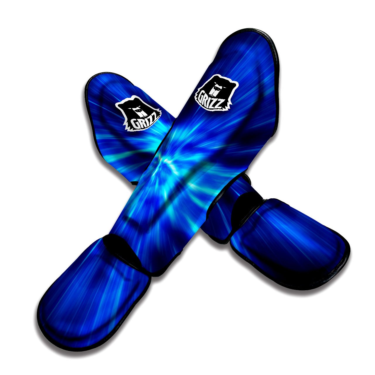 Vortex Lightspeed Print Muay Thai Shin Guards-grizzshop
