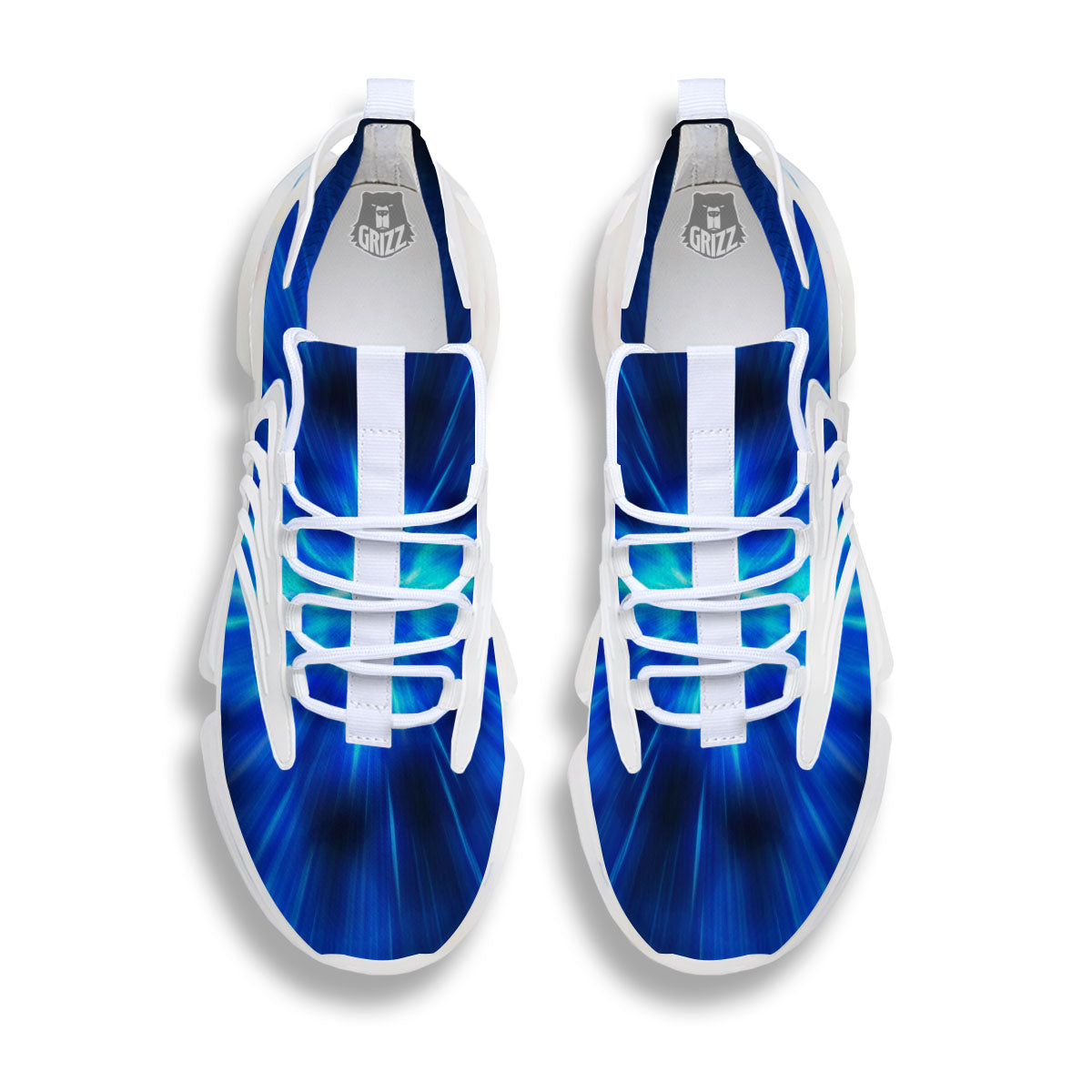 Vortex Lightspeed Print White Gym Shoes-grizzshop