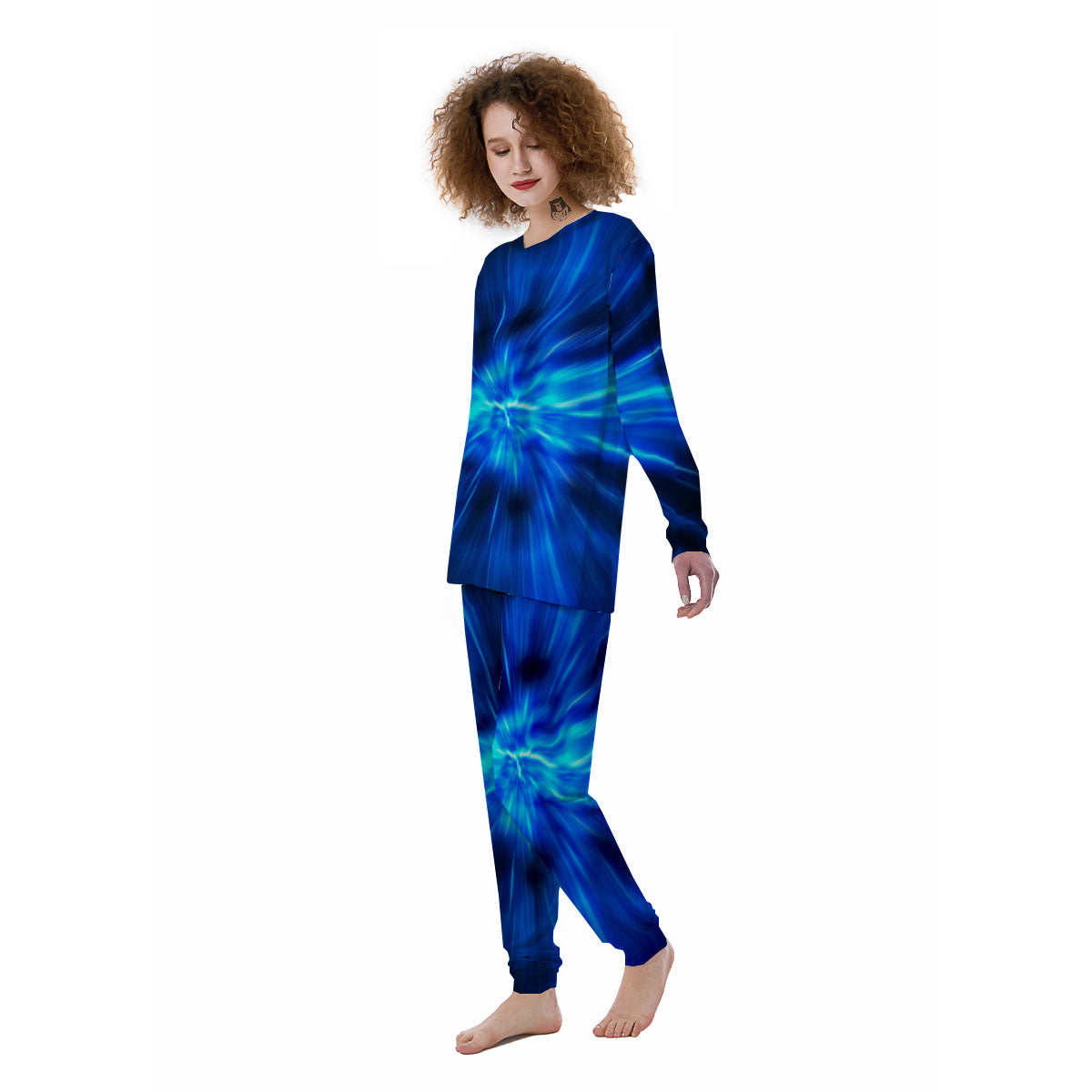 Vortex Lightspeed Print Women's Pajamas-grizzshop