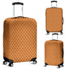 Waffle Pattern Print Luggage Cover Protector-grizzshop