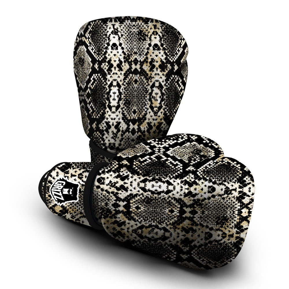 Watercolor Abstract Snake Animal Skin Print Boxing Gloves-grizzshop