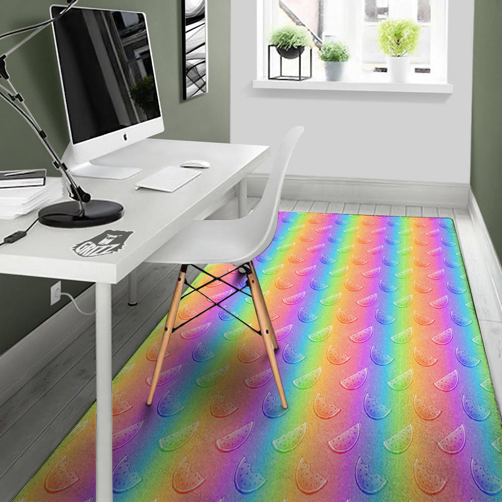 Watermelon Colorful Print Pattern Floor Mat-grizzshop