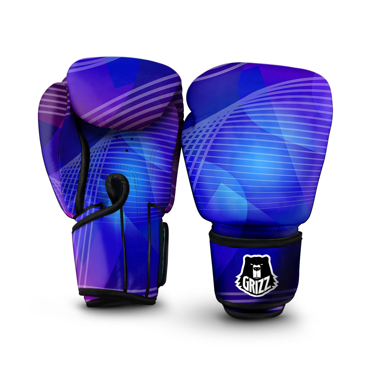 Wave EDM Print Boxing Gloves-grizzshop