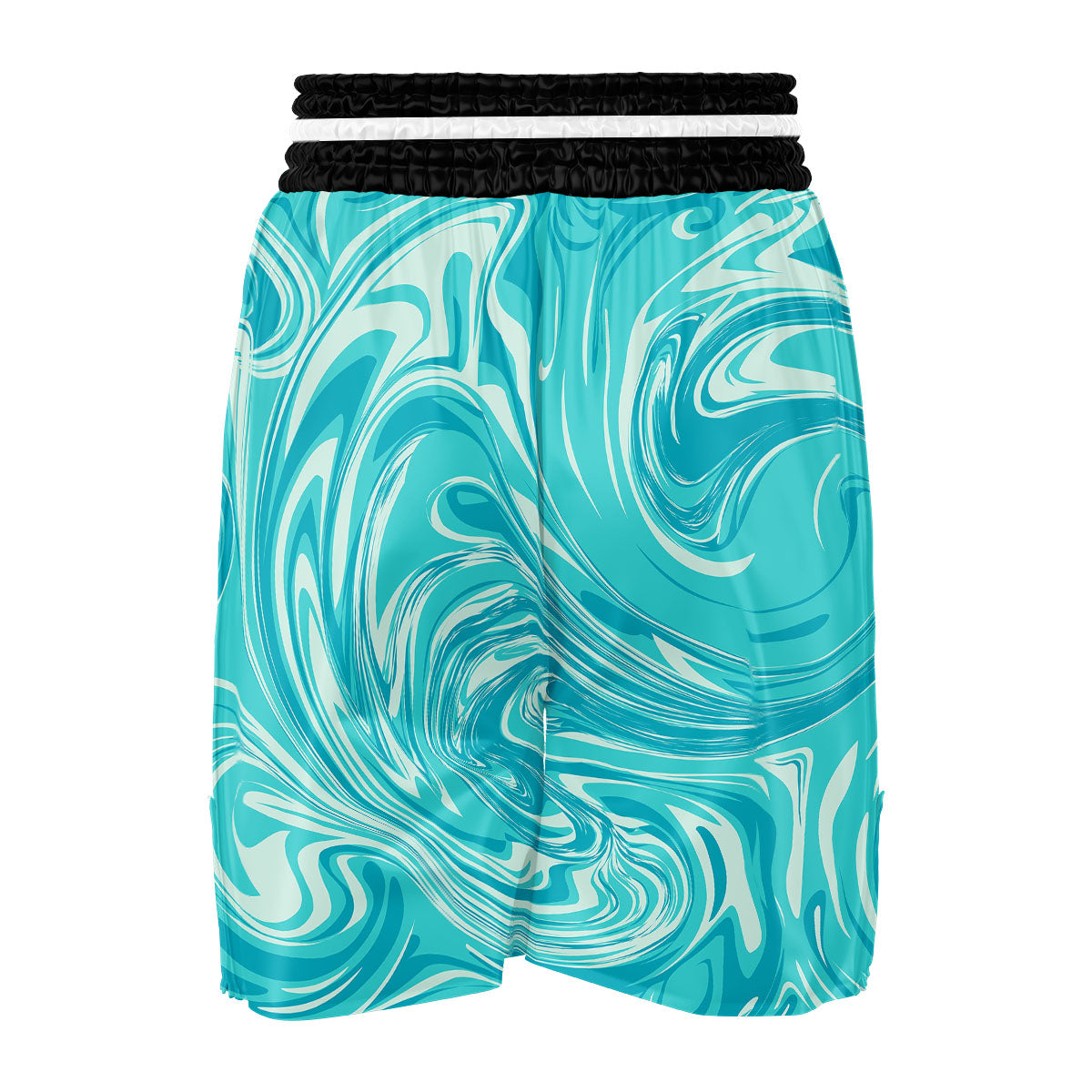 Wave Psychedelic Print Pattern Boxing Shorts-grizzshop
