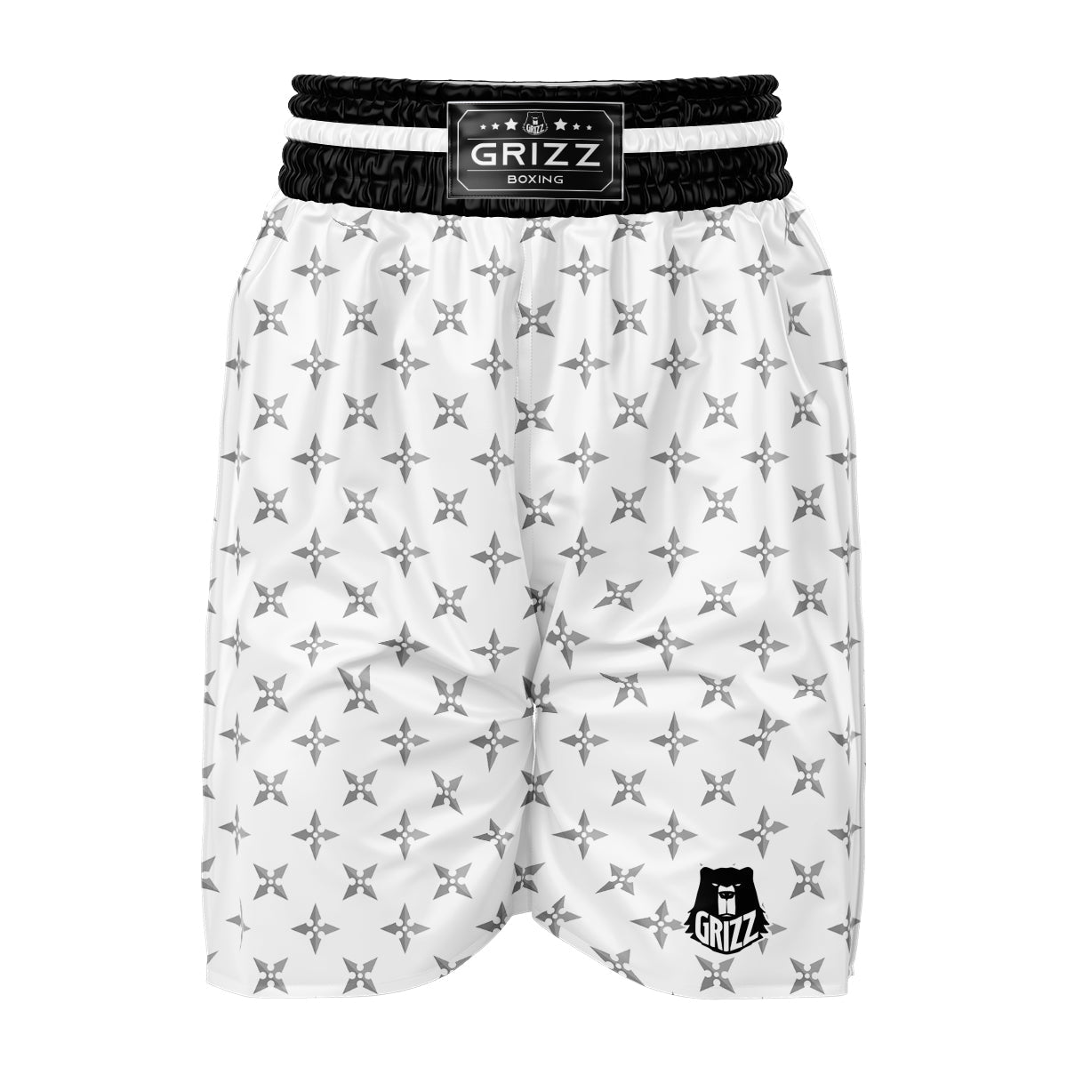 Weapon Ninja Print Pattern Boxing Shorts-grizzshop