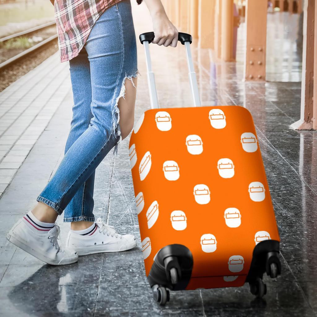 Welder Mask Pattern Print Luggage Cover Protector-grizzshop