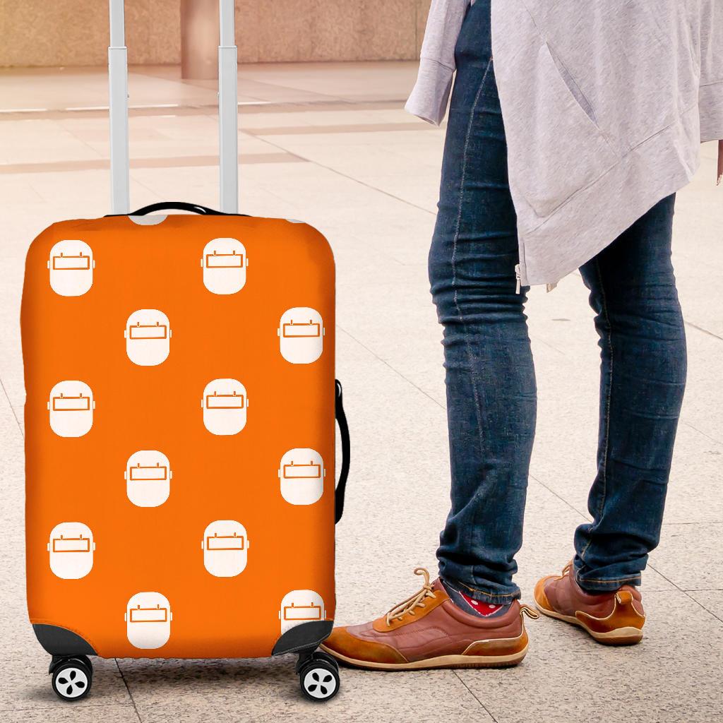 Welder Mask Pattern Print Luggage Cover Protector-grizzshop
