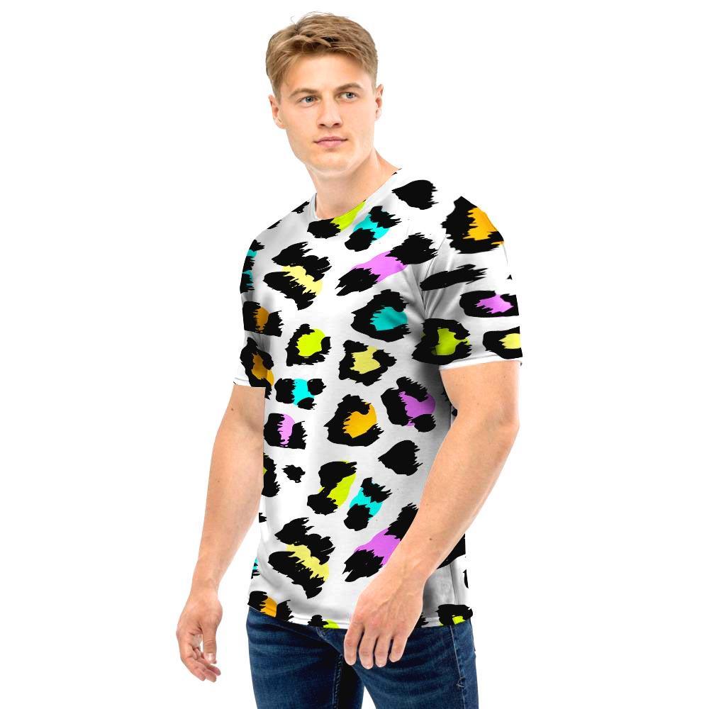 White Leopard Men T Shirt-grizzshop