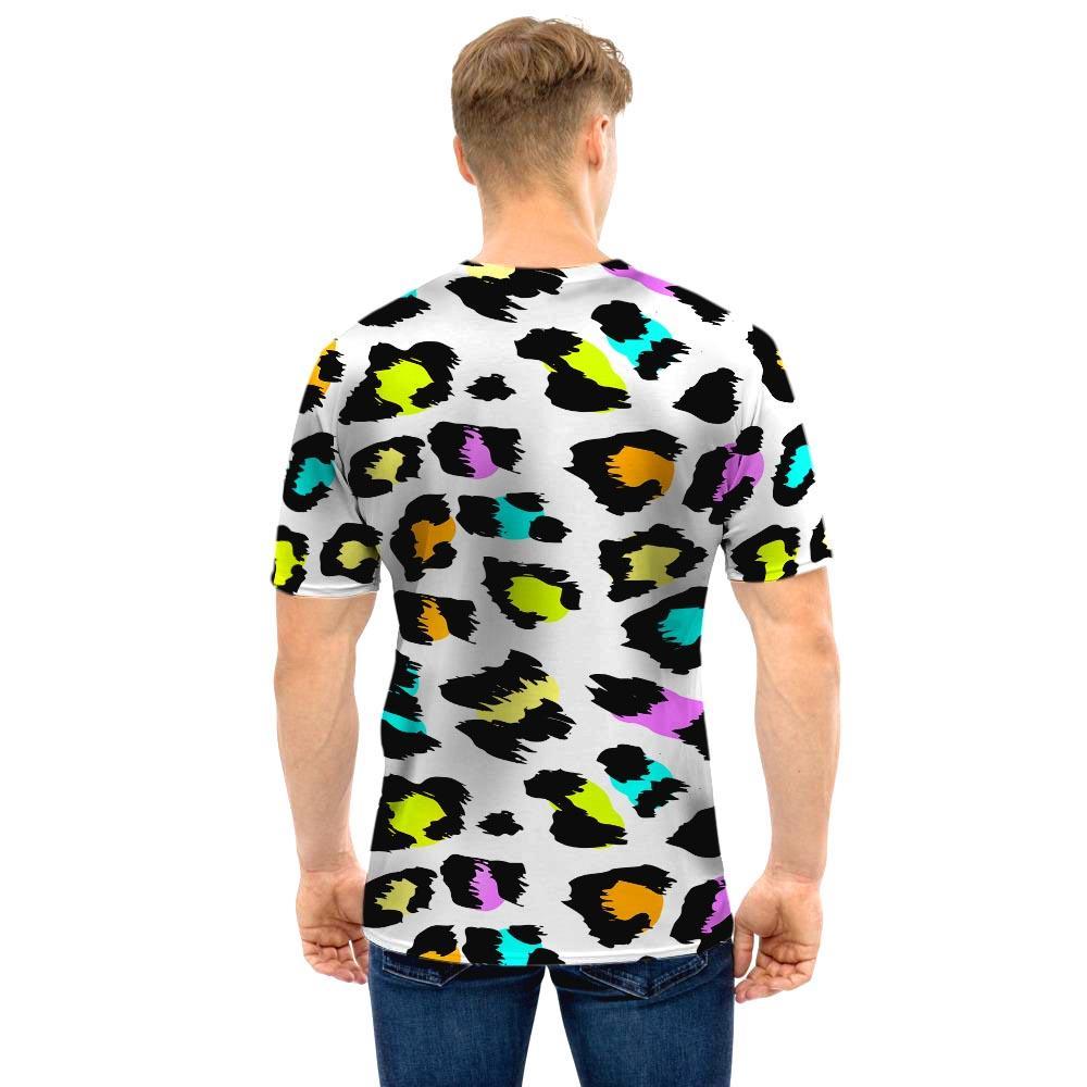 White Leopard Men T Shirt-grizzshop