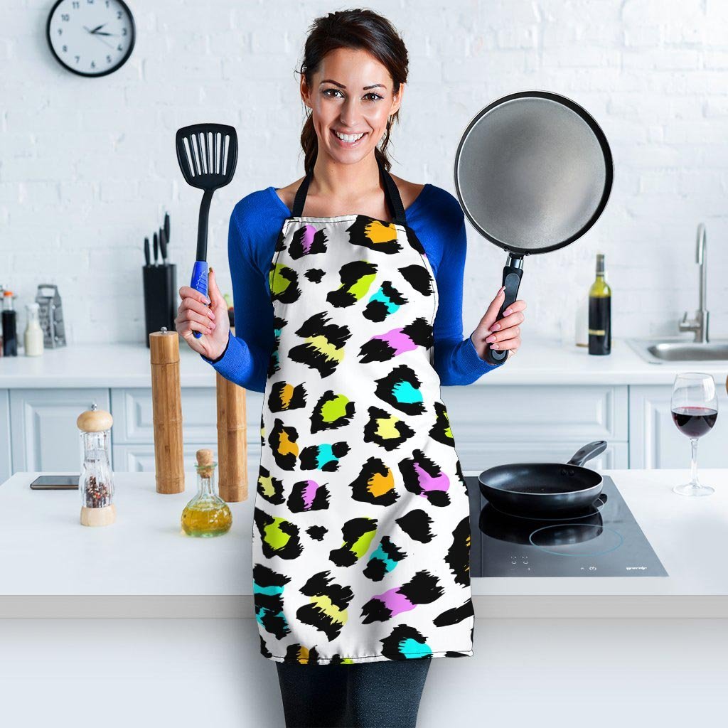 White Leopard Women's Apron-grizzshop