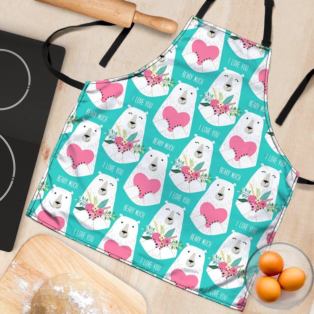 White Mama Bear Women's Apron-grizzshop