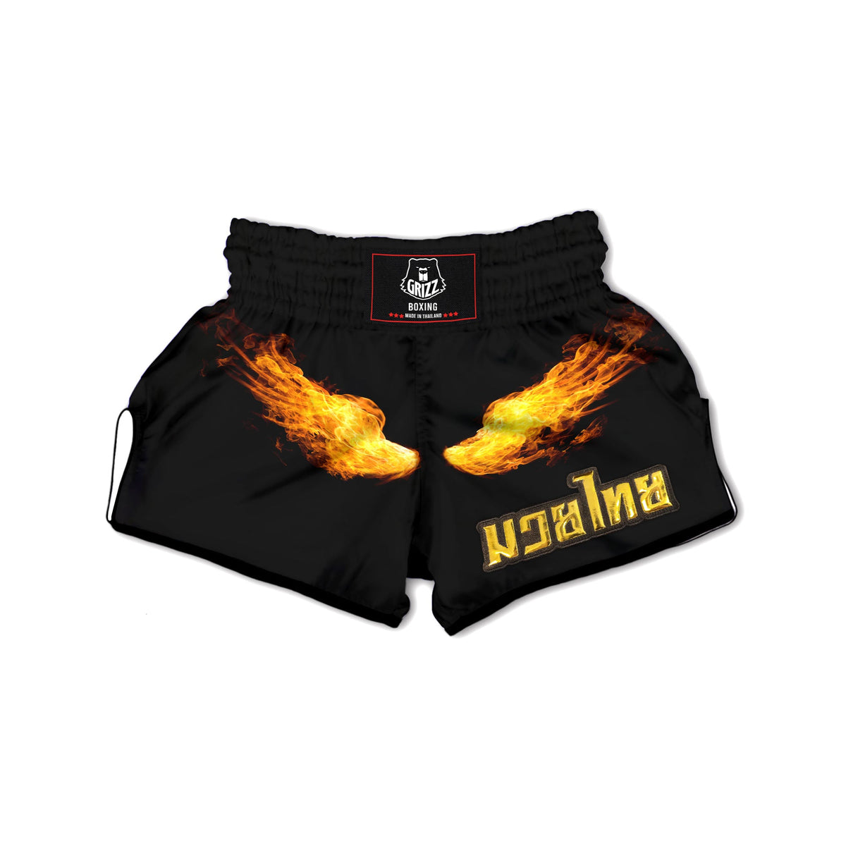 Twins Muay Thai Boxing Shorts Bow-knot Black, affordable and direct from  Thailand