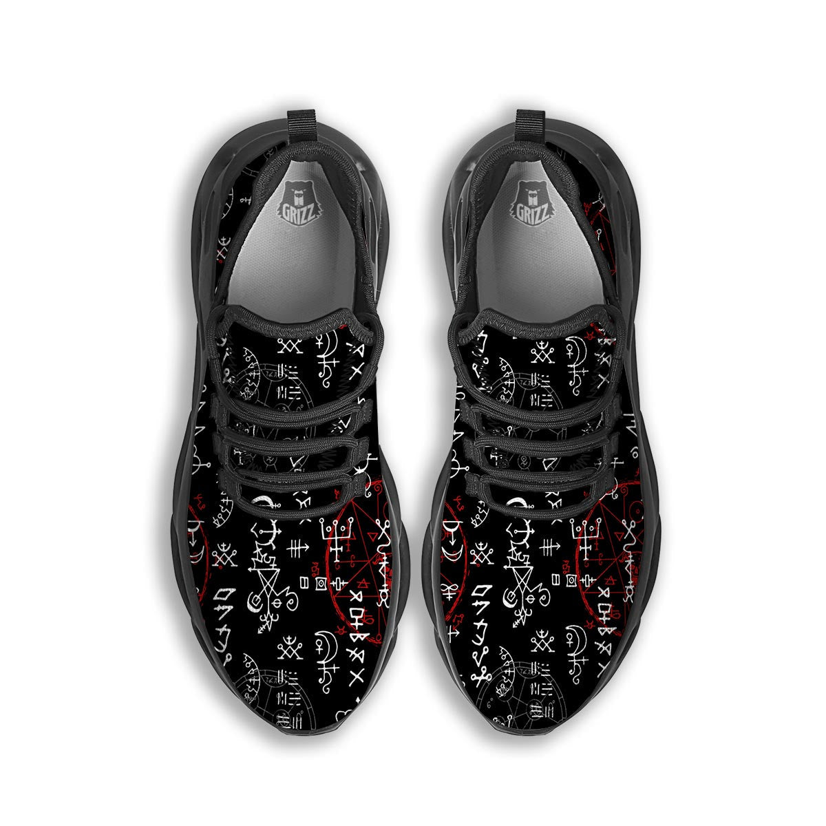 Witch Black Running Shoes-grizzshop