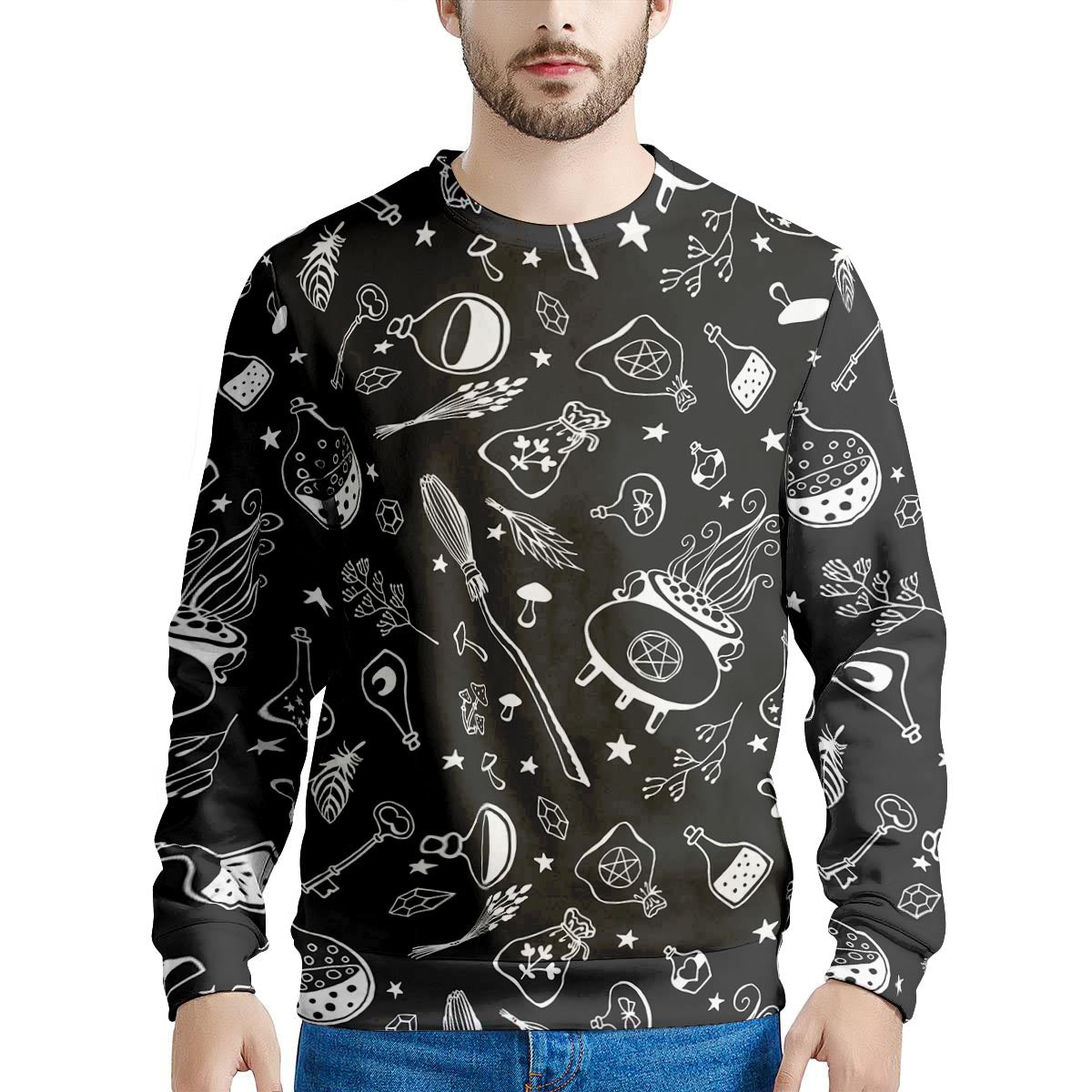 Witch Gothic Men's Sweatshirt-grizzshop
