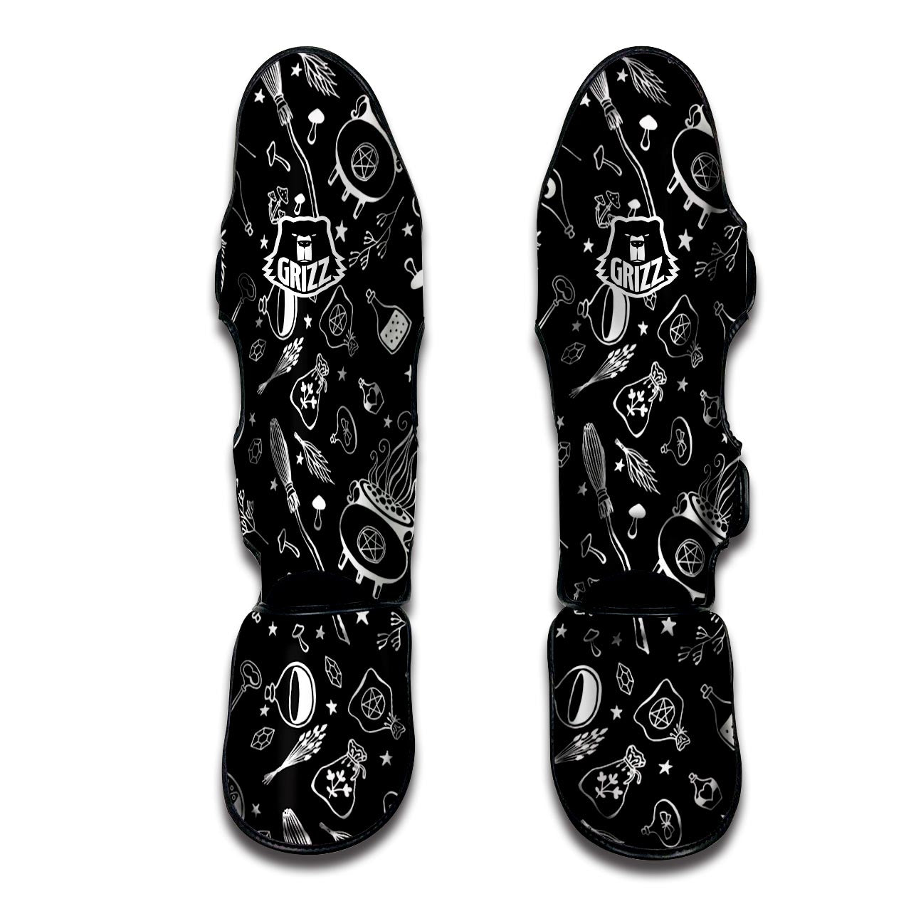 Satanic Gothic Witch Muay Thai Boxing Shorts main image 1
