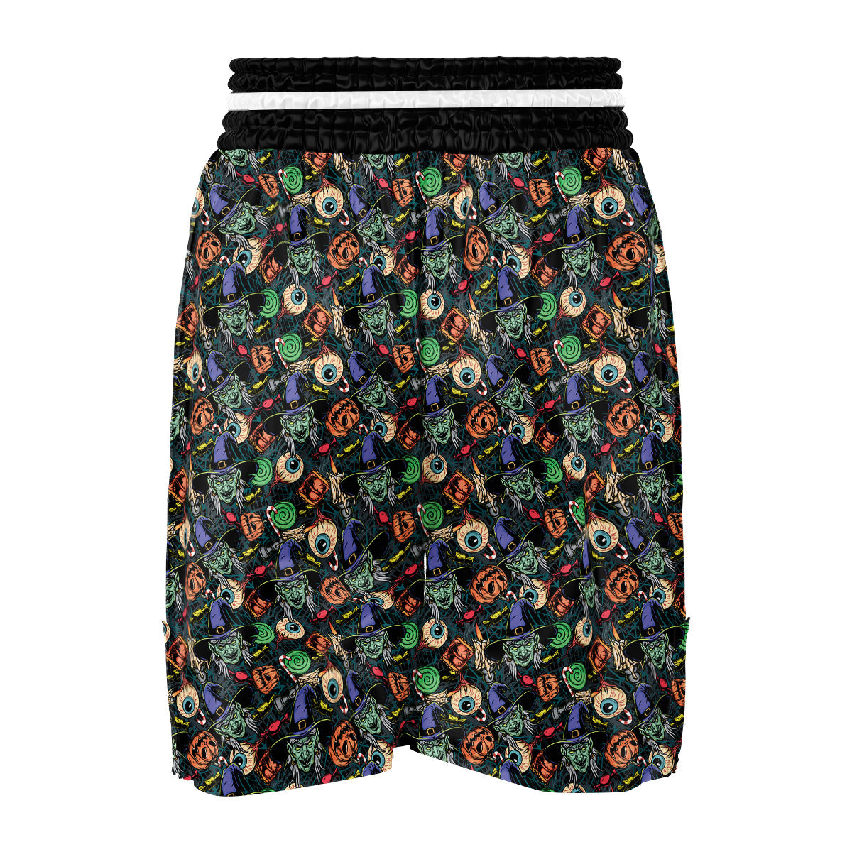 Witch Halloween Elements Print Pattern Boxing Shorts-grizzshop