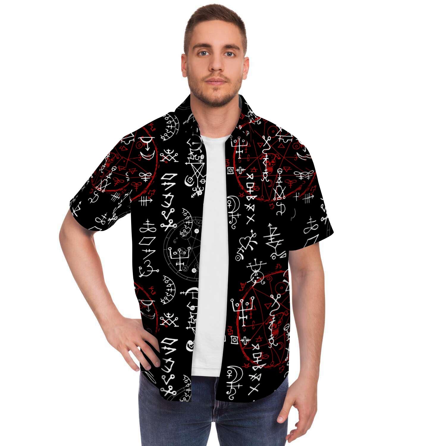 Witch Men's Short Sleeve Shirt-grizzshop
