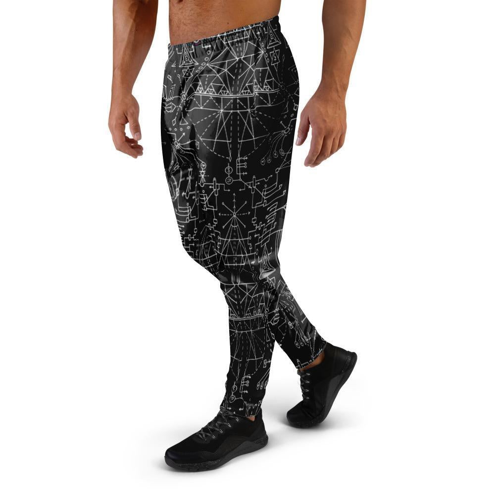 Witch Symbol Gothic Men's Joggers-grizzshop