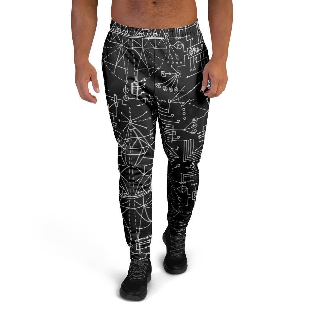 Witch Symbol Gothic Men's Joggers-grizzshop