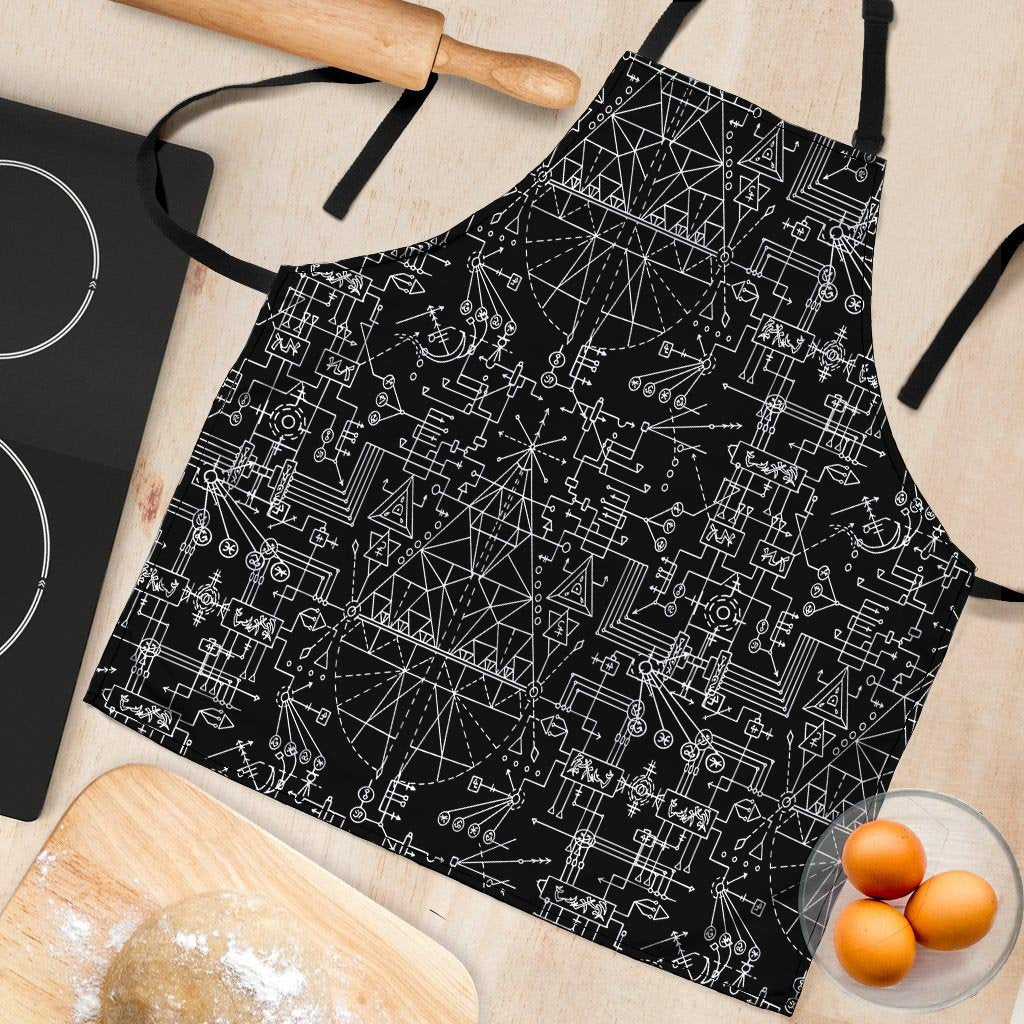 Witch Symbol Gothic Women's Apron-grizzshop