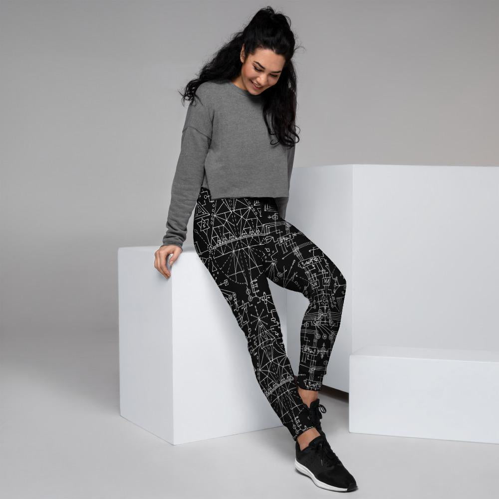 Witch Symbol Gothic Women's Joggers-grizzshop
